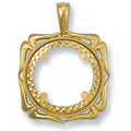 Yellow Gold (Full) Fancy Sovereign Pendant 4.3g (£690)