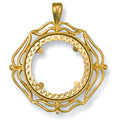 Yellow Gold (Full) Fancy Sovereign Pendant 5.3g