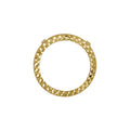 Yellow Gold Half Bezel