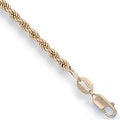 Yellow Gold Hollow Rope Anklet