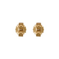 Yellow Gold Large Butterflies (Pack Of 3 Pairs)