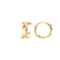 Yellow Gold Leaf With Olives Huggies