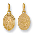 Yellow Gold Miraculous Medallion Pendant 1.1g