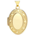 Yellow Gold Oval Shaped Locket (£370)