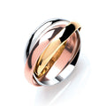 Yellow Gold & Rose Gold 3mm Russian Wedding Band 4.8g (£615)