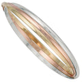 Yellow Gold & Rose Gold 3mm Russian Wedding Bangle