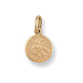 Yellow Gold St Christopher Pendant 0.9g