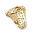 9ct Yellow Gold Full Sovereign Coin Ring Mount