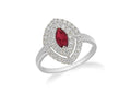 Sterling Silver Cubic Zirconia Ring