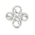 9K White Gold 1ct Diamond Statement Ring