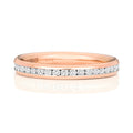 9ct Rose Gold Diamond Eternity Ring