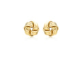 9ct Yellow Gold Knot Stud Earrings