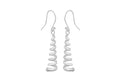 Sterling Silver Corkscrew Drop Earings
