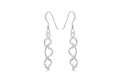 Sterling Silver Spiral Drop Earrings