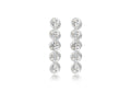 Sterling Silver Cubic Zirconia Drop Stud
