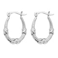 Sterling Silver Creole Hoop Earrings