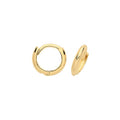 9ct Yellow Gold Hinged Hooped Earrings