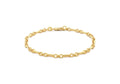 9ct Yellow Gold DC Figure Belcher Bracelet