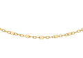 9K Yellow Gold 0.9mm Trace Chain with Cube Link 18"