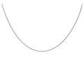 9ct White Gold Spiga Chain 18"