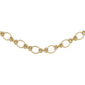 9ct Yellow Gold Handmade Fancy Link Necklace 20"