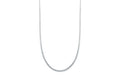9K White Gold 1.2mm Curb Chain 18"