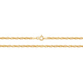 9ct Yellow Gold Singapore Chain 16"