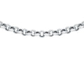 9K White Gold 3.5mm Belcher Chain 24"