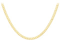 9K Yellow Gold 5.5mm Curb Chain 20"