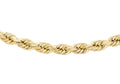 9ct Yellow Gold Semi Solid Rope Chain 18"