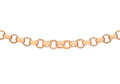 9K Rose Gold 1.7mm Round Belcher Chain 18"