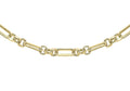9ct Yellow Gold Figure Belcher Chain 24"