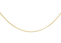 9ct Yellow Gold Mini Round Snake Chain 20"