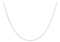 9ct White Gold Venetian Box Chain 18" - 20"
