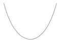 9K White Gold 1.7mm Curb Chain 24"