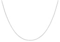 9ct White Gold Venetian Box Chain 16"