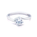 9ct White Gold 0.25ct Solitaire Ring