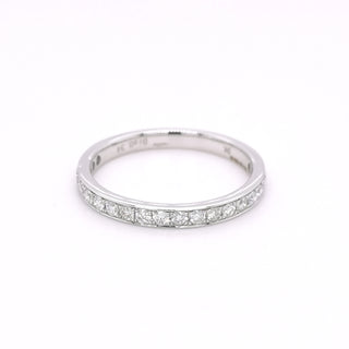 18ct White Gold 0.33ct Diamond Set Half Eternity Ring