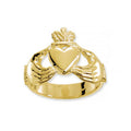 9K Yellow Gold Claddagh Ring