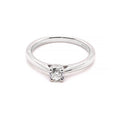 Platinum 0.30ct Diamond Solitaire Engagement Ring