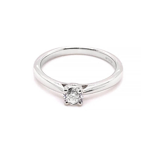 Platinum 0.30ct Diamond Solitaire Engagement Ring