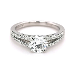 Platinum Round Brilliant Cut 1.20ct Diamond Ring