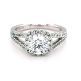 Platinum 1.20ct Round Brilliant Cut Diamond Ring