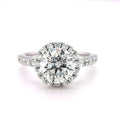 Platinum 2.13ct Round Brilliant Cut Diamond Ring