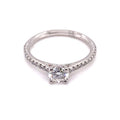 Platinum 0.59ct Diamond Solitaire Engagement Ring