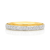 9K Yellow Gold 0.18ct Diamond Eternity Ring