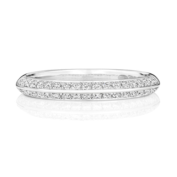 Platinum 0.40ct Diamond Peaked Eternity Ring