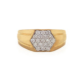9K Yellow Gold 0.50ct Diamond Ring