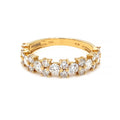 18K Yellow Gold 1.18ct Diamond Fancy Ring