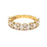 18K Yellow Gold 1.18ct Diamond Fancy Ring